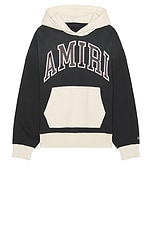 Amiri Vintage Oversized Hoodie in Black, view 1, click to view large image.