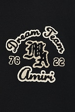 Amiri Dream Team Oversized Hoodie in Black, view 3, click to view large image.