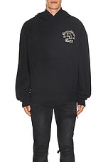 Amiri Dream Team Oversized Hoodie in Black, view 4, click to view large image.