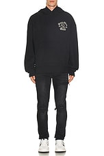 Amiri Dream Team Oversized Hoodie in Black, view 5, click to view large image.