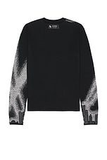 Amiri Spotlight Crewneck in Black, view 2, click to view large image.