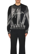 Amiri Spotlight Crewneck in Black, view 4, click to view large image.