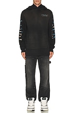 Amiri Theatre Masks Hoodie in Black, view 5, click to view large image.