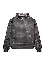 Amiri Chemist Star Hoodie in Heather Grey & Black | FWRD