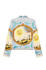 Amiri Landscape Frame Blouson in Multi, view 2, click to view large image.