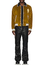Amiri Corduroy Teddy Jacket in Chai Tea, view 6, click to view large image.