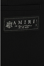 Amiri Double Pleated Pant in Stretch Limo, view 3, click to view large image.