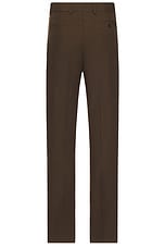 Amiri Tailored Flare Pant in Dark Brown, view 2, click to view large image.