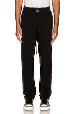 Amiri Ma Core Logo Sweatpant in Black, view 4, click to view large image.