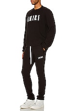 Amiri Core Logo Sweatpant in Black, view 5, click to view large image.