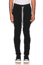 Amiri Core Logo Sweatpant in Black, view 4, click to view large image.