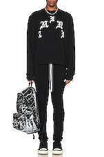 Amiri Core Logo Sweatpant in Black, view 5, click to view large image.