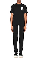 Amiri Ma Core Logo Sweatpant in Black, view 5, click to view large image.