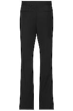 Amiri Wool Kick Flare Pant in Black, view 2, click to view large image.