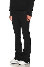 Amiri Wool Kick Flare Pant in Black, view 4, click to view large image.