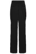 Amiri Side Pleat Snap Pants in Black, view 2, click to view large image.