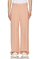 Amiri Double Pleated Pant in Cork, view 4, click to view large image.