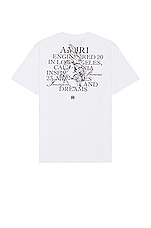 Luxury men's T-Shirt - White Precious Memories Amiri T-Shirt