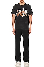 Amiri Vintage Tiger Tee in Black, view 4, click to view large image.