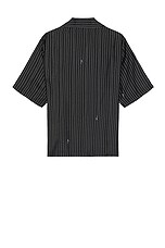 Amiri Script Shirt in Black, view 2, click to view large image.