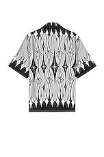 Amiri Argyle Shirt in Black, view 2, click to view large image.
