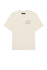 Amiri Motors Tee in Alabaster, view 2, click to view large image.