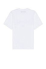 Amiri Bar Tee in White, view 2, click to view large image.