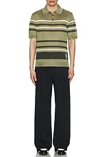 Amiri Striped Polo in Seacrest, view 5, click to view large image.