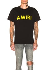 Amiri Logo-print Short-sleeve T-shirt In Black | ModeSens