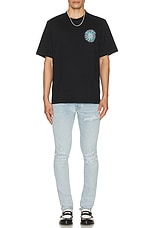 Amiri Sun Tee in Black, view 4, click to view large image.