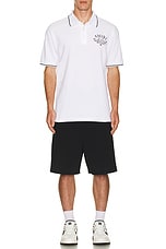 Amiri Arts District Polo in White, view 4, click to view large image.