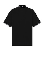 Amiri MA Core Logo Polo in Black, view 2, click to view large image.
