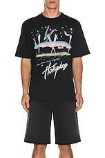 Amiri Hollywood Lights Tee in Black, view 3, click to view large image.