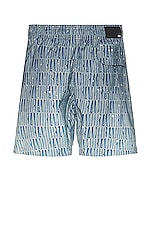 Amiri Gradient Swim Trunk in Blue, view 2, click to view large image.