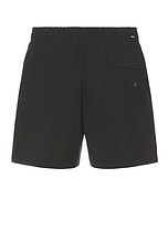 Amiri Resort Club Swim Trunk in Black, view 2, click to view large image.