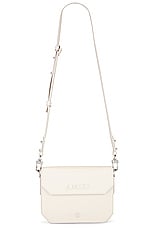Amiri Nappa Leather Flap Crossbody Bag in Lamb, view 1, click to view large image.