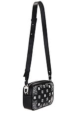 Amiri Bandana Camera Case Bag in Black, view 3, click to view large image.