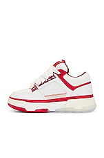 Amiri Ma-1 Sneaker in White & Red, view 5, click to view large image.