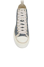 Amiri Court Hi Sneaker in Indigo, view 4, click to view large image.