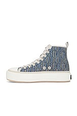 Amiri Court Hi Sneaker in Indigo, view 5, click to view large image.