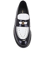 Amiri MA Loafer in Black & White, view 4, click to view large image.