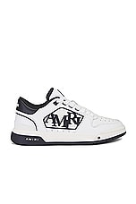Amiri Classic Low in White & Black, view 1, click to view large image.