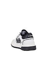 Amiri Classic Low in White & Black, view 3, click to view large image.