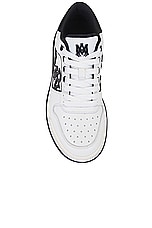 Amiri Classic Low in White & Black, view 4, click to view large image.