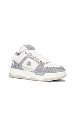 Amiri Bandana Denim MA-1 Sneaker in Grey, view 2, click to view large image.