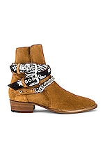 Amiri Bandana Boot in Cognac, view 1, click to view large image.
