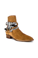 Amiri Bandana Boot in Cognac, view 2, click to view large image.