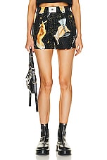 Amiri Champagne Boxer Short in Black, view 1, click to view large image.