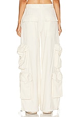 Amiri Paperbag Cargo Pant in Alabaster, view 3, click to view large image.