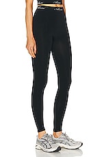 Amiri Seamless Legging in Black, view 2, click to view large image.